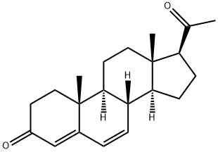 Pregna-4,6-diene-3,20-dione Struktur