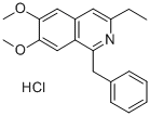 Moxaverine hydrochloride Struktur