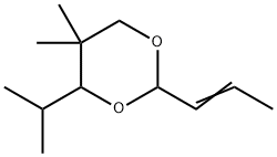 m-Dioxane, 2-propenyl-4-isopropyl-5,5-dimethyl- Struktur