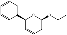 2H-Pyran,2-ethoxy-3,6-dihydro-6-phenyl-,cis-(9CI) Struktur