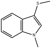 1-METHYL-3-(METHYLTHIO)-1H-INDOLE Struktur