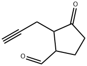 Cyclopentanecarboxaldehyde, 3-oxo-2-(2-propynyl)- (9CI) Struktur