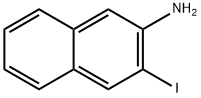 2-Amino-3-iodonaphthalene Struktur