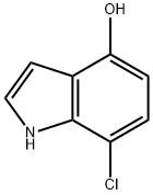 1H-Indol-4-ol, 7-chloro- Struktur