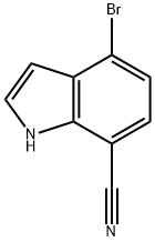 1H-Indole-7-carbonitrile, 4-broMo- Struktur