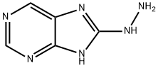 8H-Purin-8-one, 1,7-dihydro-, hydrazone (9CI) Struktur