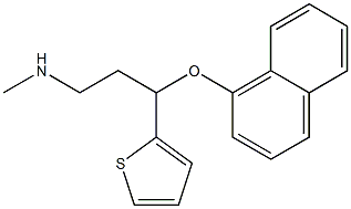 (±)-Duloxetine Struktur