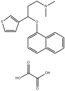 3-THIOPHENEPROPANAMINE, N,N-DIMETHYL-GAMMA-(1-NAPHTHALENYLOXY)-, ETHANEDIOATE(1:1)