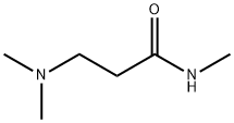 Propanamide, 3-(dimethylamino)-N-methyl- (9CI) Struktur