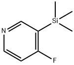 4-FLUORO-3-(TRIMETHYLSILYL)PYRIDINE Structure