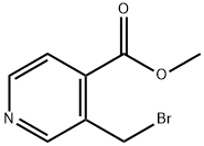 3-(BROMOMETHYL)-PYRIDINE-4-CARBOXYLIC ACID METHYL ESTER Struktur