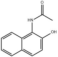 N-(2-hydroxy-1-naphthyl)acetamide  Struktur