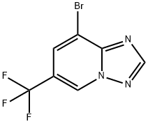 8-BroMo-6-trifluoroMethyl[1,2,4]-Triazolo[1,5-a]pyridine Struktur