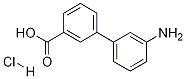 3'-AMINOBIPHENYL-3-CARBOXYLIC ACID HCL Struktur