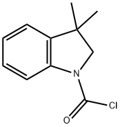 1H-Indole-1-carbonyl chloride, 2,3-dihydro-3,3-dimethyl- (9CI) Struktur