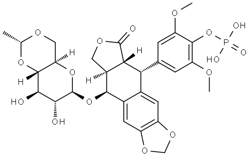 Etoposide phosphate Structure