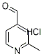 2-Methylisonicotinaldehyde hydrochloride Struktur