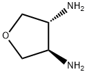 3,4-Furandiamine,tetrahydro-,trans-(9CI) Struktur