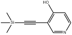 3-((Trimethylsilyl)ethynyl)pyridin-4-ol Struktur