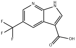 5-(TrifluoroMethyl)-7-azaindole-3-carboxylic acid Struktur