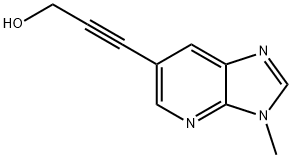 3-(3-Methyl-3H-iMidazo[4,5-b]pyridin-6-yl)-2-propyn-1-ol Struktur