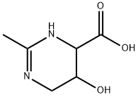 2-methyl-4-carboxy-5-hydroxy-3,4,5,6-tetrahydropyrimidine Struktur