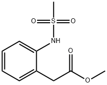 Methyl 2-(MethylsulfonaMido)phenylacetate Struktur