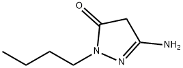 3H-Pyrazol-3-one,  5-amino-2-butyl-2,4-dihydro- Struktur