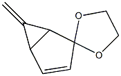 Spiro[bicyclo[3.1.0]hex-3-ene-2,2-[1,3]dioxolane],  6-methylene-,  (-)- Struktur