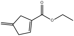 1-Cyclopentene-1-carboxylicacid,4-methylene-,ethylester(9CI) Struktur