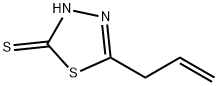 1,3,4-Thiadiazole-2(3H)-thione,  5-(2-propenyl)-  (9CI) Struktur