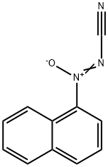 2-(1-Naphtyl)diazenecarbonitrile 2-oxide Struktur