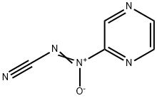 2-(2-Pyrazinyl)diazenecarbonitrile 2-oxide Struktur