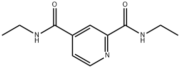 pyridine-2,4-dicarboxylic-diethylamide Struktur