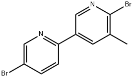 5,6'-dibromo-5'-methyl-[2,3']bipyridine Struktur