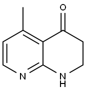 5-Methyl-2,3-dihydro-1,8-naphthyridin-4(1H)-one Struktur