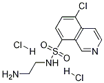 N-(2-Aminoethyl)-5-chloroisoquinoline-8-sulfonamide Dihydrochloride Struktur