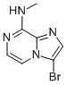 3-BROMO-N-METHYLIMIDAZO[1,2-A]PYRAZIN-8-AMINE Struktur