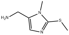 1-[1-methyl-2-(methylthio)-1H-imidazol-5-yl]methanamine(SALTDATA: 2HCl 0.1H2O) Struktur