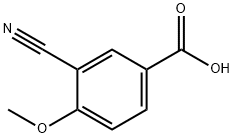 3-CYANO-4-METHOXYBENZOIC ACID Struktur