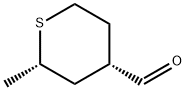 2H-Thiopyran-4-carboxaldehyde, tetrahydro-2-methyl-, cis- (9CI) Struktur