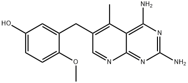 5'-demethylpiritrexim Struktur