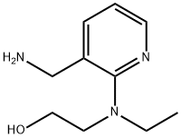 2-[[3-(Aminomethyl)-2-pyridinyl](ethyl)amino]-1-ethanol Struktur