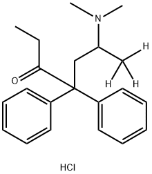 METHADONE-D3 HYDROCHLORIDE 98 ATOM %*D--DEA SCHEDULE Struktur