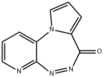 7H-Pyrido[2,3-c]pyrrolo[1,2-e][1,2,5]triazepin-7-one(9CI) Struktur