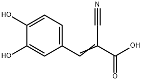 2-Propenoic acid, 2-cyano-3-(3,4-dihydroxyphenyl)- (9CI) Struktur