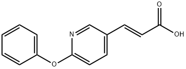 3-(6-PHENOXY-3-PYRIDYL)ACRYLIC ACID Struktur