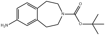 tert-butyl 7-aMino-1,2,4,5-tetrahydrobenzo[d]azepine-3-carboxylate Structure