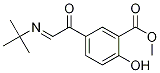 Methyl 5-[(tert-Butylimino)acetyl]salicylate Struktur