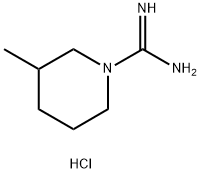 3-Methyl-piperidine-1-carboxamidine hydrochloride Struktur